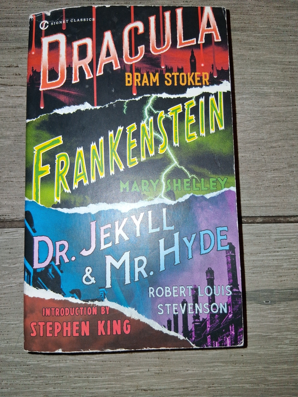 Classic Gothic Horror Paperback — Multicolor